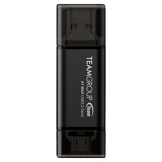 Team 十銓 X1 MAX 1TB USB 3.2 Gen2 Type-C 雙介面 隨身碟 (五年保固), 1入