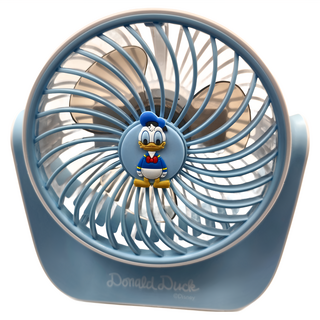Donald Duck 渦流DC扇 USB充電 三檔風力 可調角度, DD-HC2101, 唐老鴨呆萌