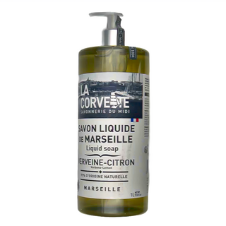 LA CORVETTE 法釩馬賽莊園 SAVON LIQUIDE DE MARSEILLE 液態皂, Verbena-Lemon, 1L, 1瓶