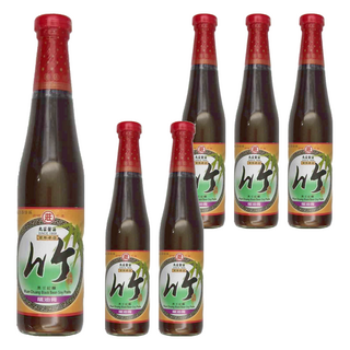 丸莊醬油 竹級黑豆蔭油膏 - 嚴選黑豆原料 古法純釀 減鹽配方, 500ml, 6瓶
