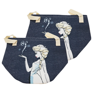 收納王妃 迪士尼收納系列 冰雪收納桶 26 x 23cm, 魔法艾莎, 2個