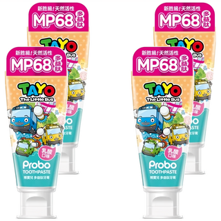 Probo 博寶兒 TAYO 多益肽乳酸口味牙膏, 80g, 4條
