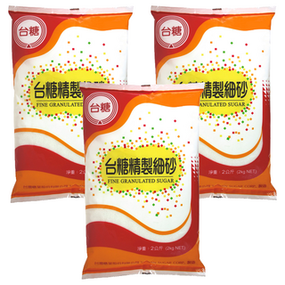 台糖 精製細砂糖, 2kg, 3包