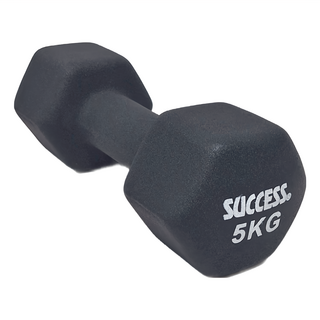 SUCCESS 成功 防滑塑身啞鈴 5kg 磨砂外層, 1個