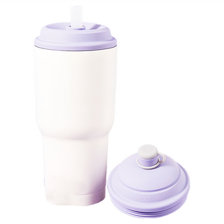 YCCT 速吸杯2代 內膽陶瓷層 900ml 甜芋紫 保溫杯 保冷杯 隨行杯 吸管杯, 1個