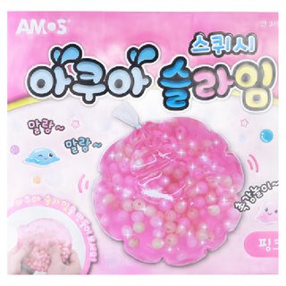 AMOS 阿摩司 史萊姆創意捏捏球, 粉色, 激發感官發展, 舒緩情緒, 1盒