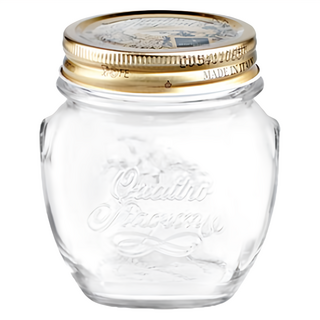 Bormioli Rocco 四季玻璃果醬密封罐 P-36561 300ml 玻璃收納罐 密封防潮罐 義大利製, 1個