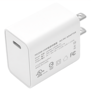 LifeShopping USB 充電頭 單孔Type-C, 3.9 x 2.7 x 4.3cm, PD20W 快充, CAHW0092C, 1個