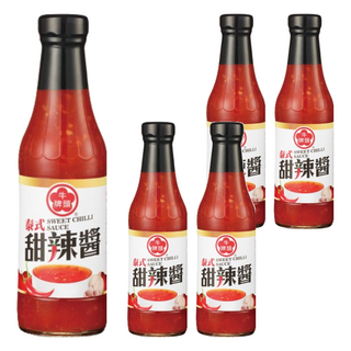 牛頭牌 泰式甜辣醬，道地泰式風味, 345g, 5瓶