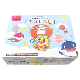 BABY SHARK 鯊魚寶寶 可愛拼圖3件組 氣球篇, 47片, 1盒