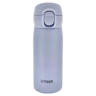 TIGER 虎牌 樂潔上蓋彈蓋型保溫杯 MKR-W型 SUS304不鏽鋼, 藍色, 350ml, 1個