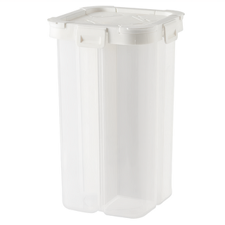 好物良品 日本五穀雜糧透明分隔儲存罐 2.3L, 1個, 白色