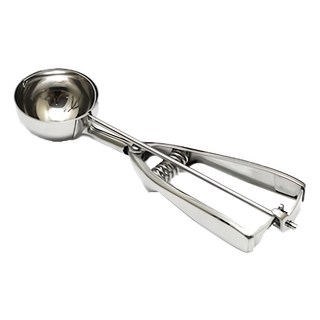 59mm SC 128/14# 輕鬆挖取冰淇淋 享受美味甜點, 冰淇淋杓 銀色, 1支