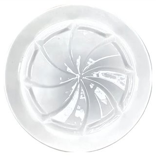 hippo kitchen 健康油切盤 直徑約25.5cm, 1個, 白色