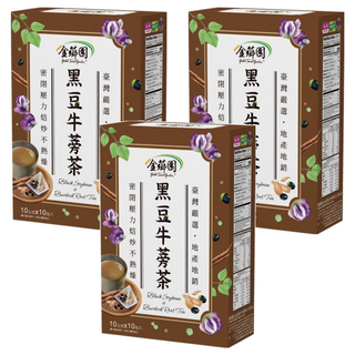 薌園 黑豆牛蒡茶, 10g, 10包, 3盒