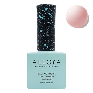 ALLOYA 愛若雅 居家一步光療甲油膠 10ml V110 草莓優格 居家美甲, 1瓶