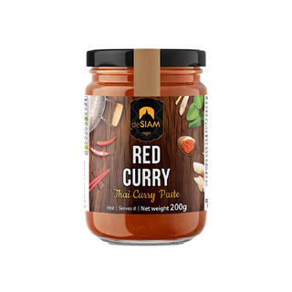 deSIAM 泰式紅咖哩膏, 200g, 1罐