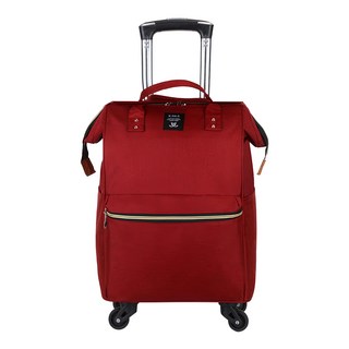 Well Life 悅生活 學院風揹拉兩用前開式拉桿行李袋