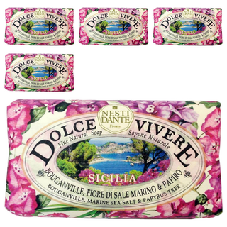 NESTI DANTE 義大利天然手工皂 西西里島 250g 溫和潔淨 西西里島香氛, 5個