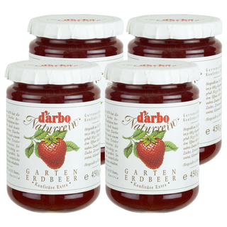 D'arbo 徳寶 Garten Erdbeeren 草莓果醬 奧地利製造, 450g, 4罐