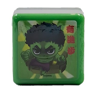 漫威方型連續印章 MPST30-1 1組, 有進步 黑色, 6個