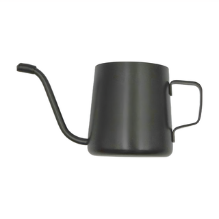 Hisato 手沖壺 304不鏽鋼 4mm超細壺口 掛耳式咖啡手沖壺 細口壺 啞光磨砂黑 250ml, 壺身, 1個