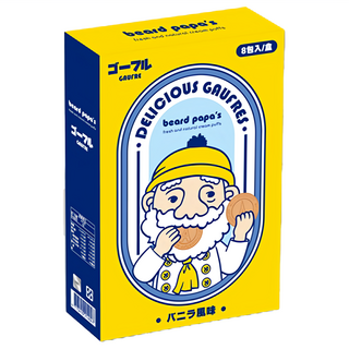 beard papa's 鬍子爺爺 法蘭酥 香草風味, 88g, 1盒