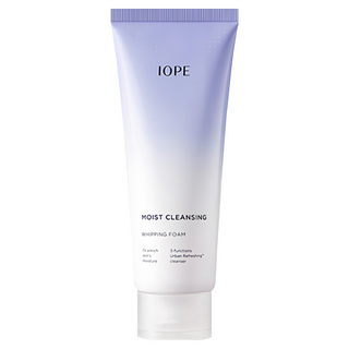 IOPE 艾諾碧 保濕泡沫洗面乳，水嫩淨白，毛孔角質護理，肌膚清潔+角質護理+皮脂護理，含植物萃取成分的溫和卸妝產品, 180ml, 1條