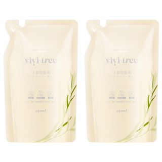 vivi tree 私密衣物手洗精補充, 溫和高效清潔, 弱酸性, 不含增稠劑和螢光劑, 230ml, 2包