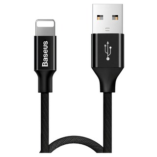 Baseus 倍思 藝紋系列 IOS 充電傳輸線, 3m, 黑色, 1條