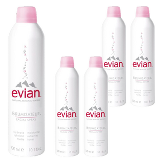 Evian 天然礦泉護膚噴霧, 300ml, 5瓶