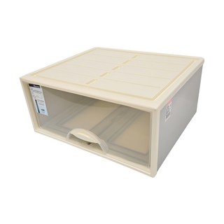 KEYWAY 抽屜整理箱, 白, 1個, 35L