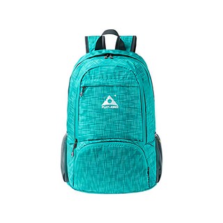 PLAY-KING 26L 防盜摺疊背包, 湖藍紋, 30.5 x 18 x 46.5cm