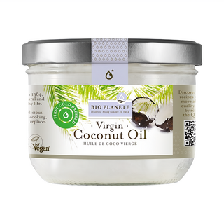 BIO PLANETE 碧歐星球 天然初榨椰子油 400ml 玻璃瓶裝, 1罐