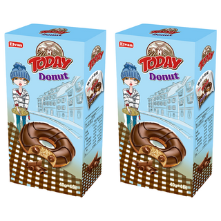 土耳其 TODAY 可可風味甜甜圈 160g 2盒 獨立包裝 下午茶點心