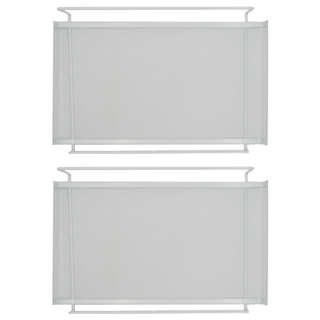 U-mop 無痕路由器置物架，白色, 2個