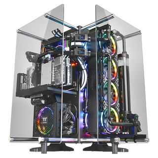 thermaltake 曜越 Core P90 TG 內附顯卡轉向支架,開放式強化玻璃機殼, 1個