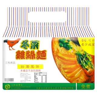 三和食品 冬菜雞絲麵 250g, 5包