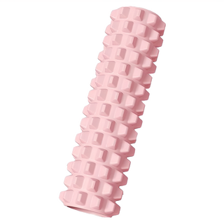 ROAR 筋膜放鬆按摩滾筒 狼牙棒，3D浮點按摩，深層刺激點狀交錯，按摩不留死角, 粉色, 45cm, 1個