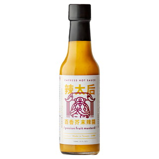 EMPRESS HOT SAUCE 辣太后 百香芥末辣醬 148ml, 芥末籽, 清爽熱帶水果百香果, 燒烤沾醬, 1瓶