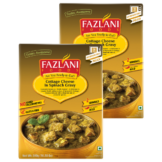 FAZLANI 印度菠菜燴起司即食調理包, 300g, 2盒