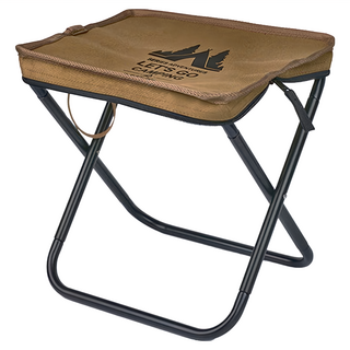 WellHike 玩客 輕量小折凳 27 x 21.5 x 25.5cm 368g, 卡其色, 1個