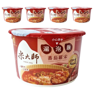 master mi 米大師 湯泡飯 蕃茄羅宋, 155g, 5入