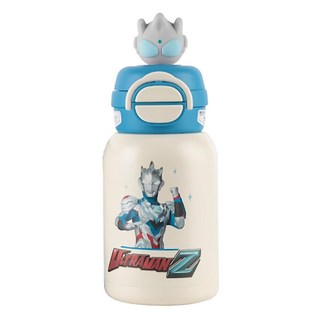 BEDDYBEAR 杯具熊 開口笑雙飲保溫杯 奧特曼Z, 星之澤塔 藍色, 600ml, 1個