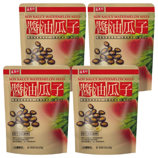 盛香珍 醬油瓜子 全素, 180g, 4包