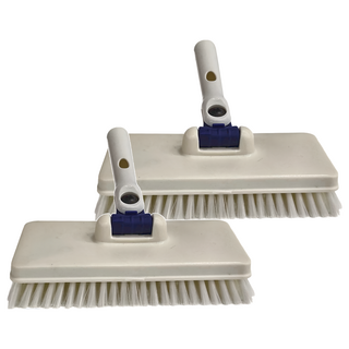 Easy Cleaning Solution 潔田屋 360度全方位刷頭 快接式, 米色, 2個