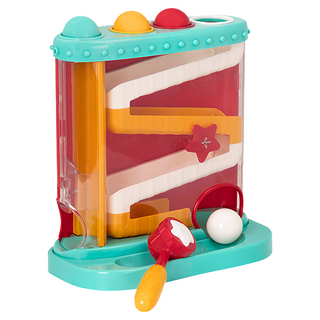 B.toys 科育感統玩具 1歲以上, 繽紛二路敲敲球, 1組