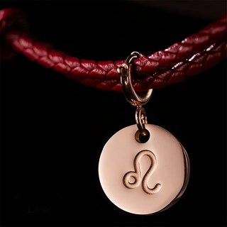 RADIANT STAR 璀璨之星 占星物語 可換墜飾星座符號可調式真皮編織手環 VRS148-159