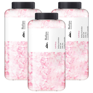 Bathpa 澳大利亞沐浴鹽 Soft Rosy 1.2kg, 3瓶