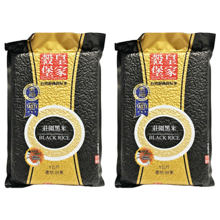 皇家穀堡 莊園黑米 台灣特級品種, 1kg, 2包